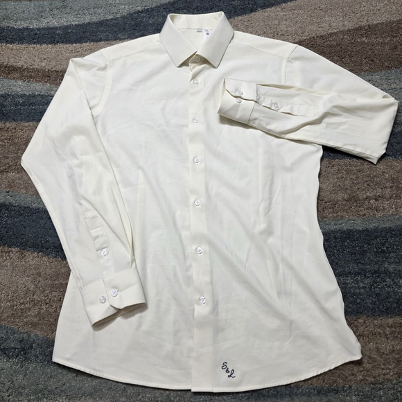 State & Liberty Performance Dress Shirt Mens Large Athletic Fit Stretch Lot Of 2 - Picture 11 of 16